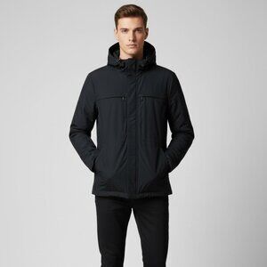 Theory Fayenda Down Parka Jacket Black Medium ❄️ Premium Outerwear